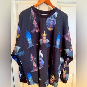 Disney Parks Villains Up To No Good Spirit Jersey Sz XL